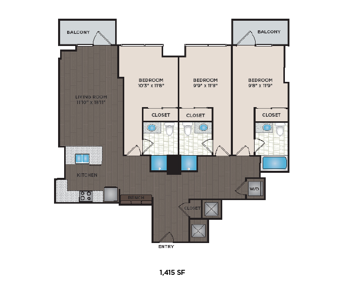 SkyHouse Nashville Apartments – 206