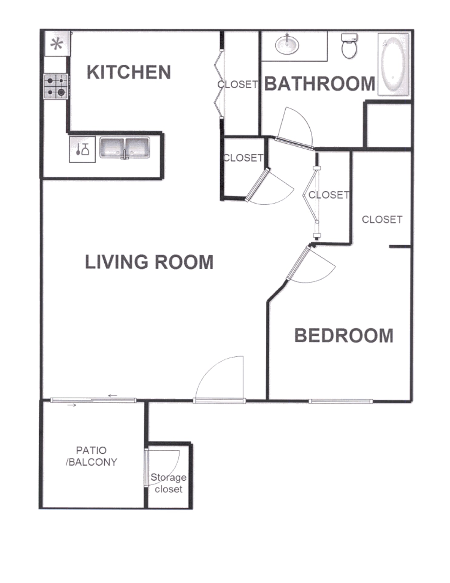 Briarwood Commons – BW 1x1 - 672 SQFT - 60%