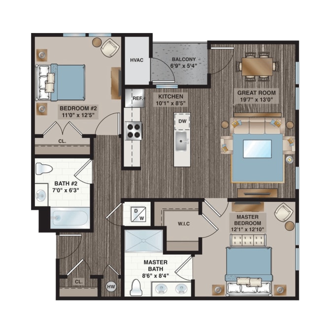 Summit Court Apartments – C-301