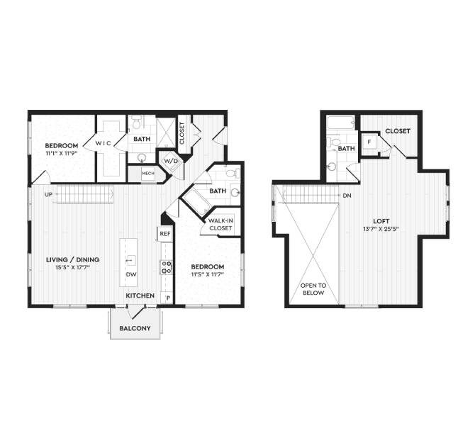 The Anchorage – B2+L | 2 Bed | 3 Bath | Loft