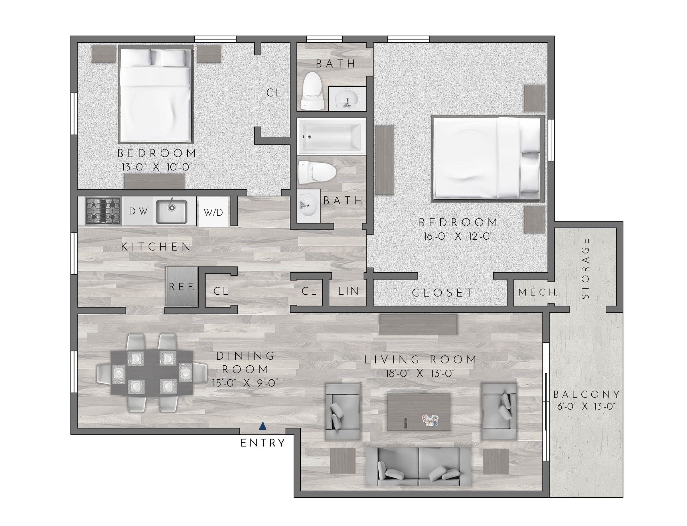 Eagle Rock Apartments at Bel Air North – 1-F