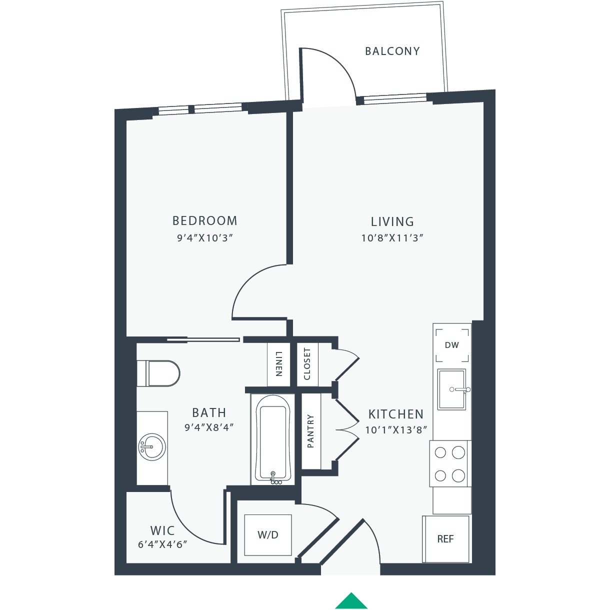 Link Apartments Four12 – 605
