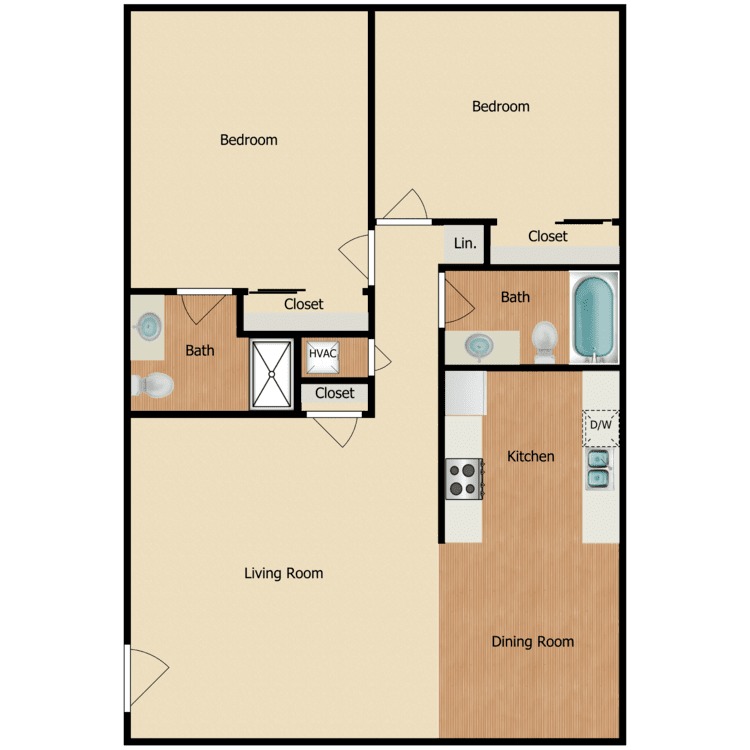 Belinda Apartment Homes – 2 Bed 2 Bath