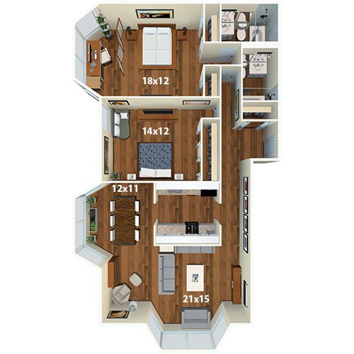 Key Towers Apartments – 1305
