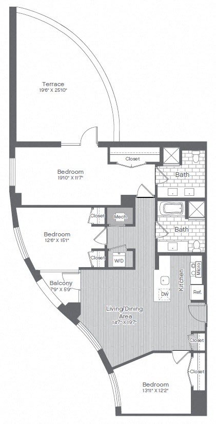 The Beacon Clarendon Apartments – 1-701