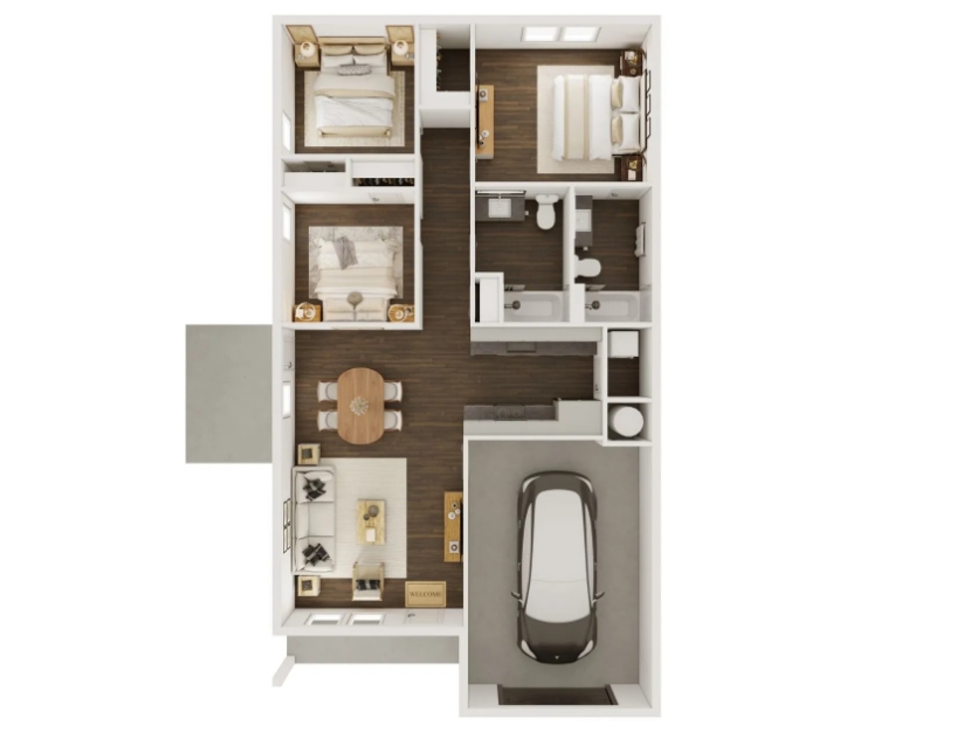 Now Leasing: 2,3, & 4-Bedroom Duplexes at Woodward Park with Attached Garage—Apply Today! – 100-6407 NW Gregory St