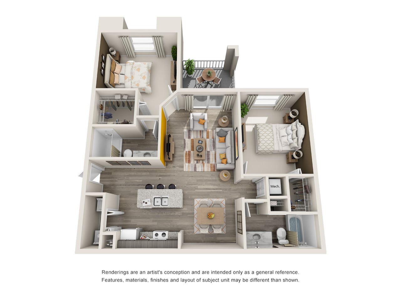 Palm Springs Apartments – 1107