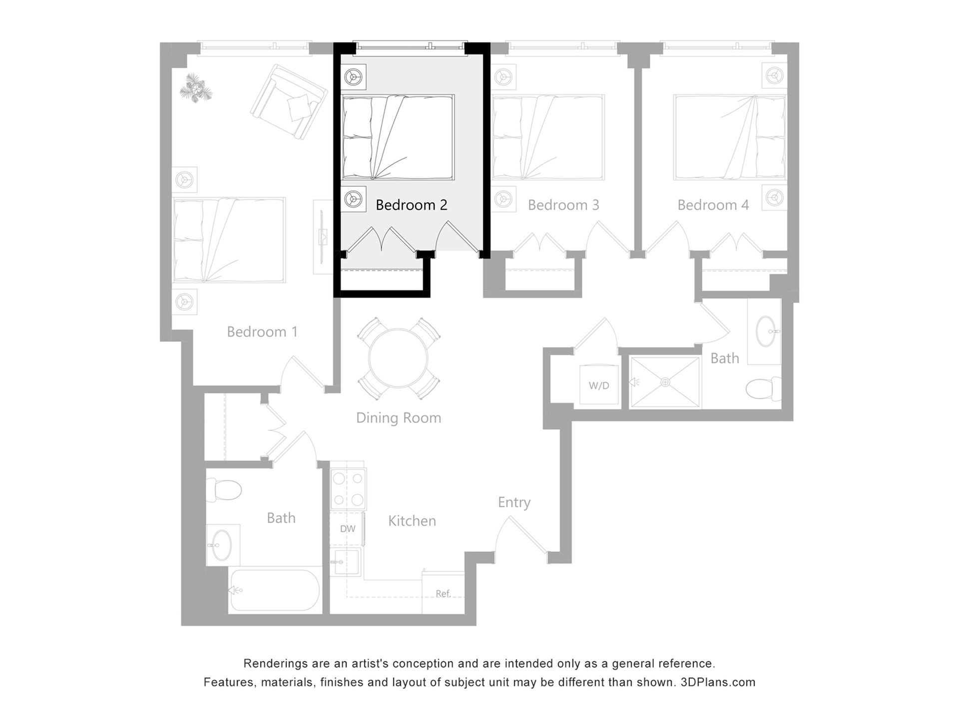 The Reserve – 3F (Private Room)-BR 2