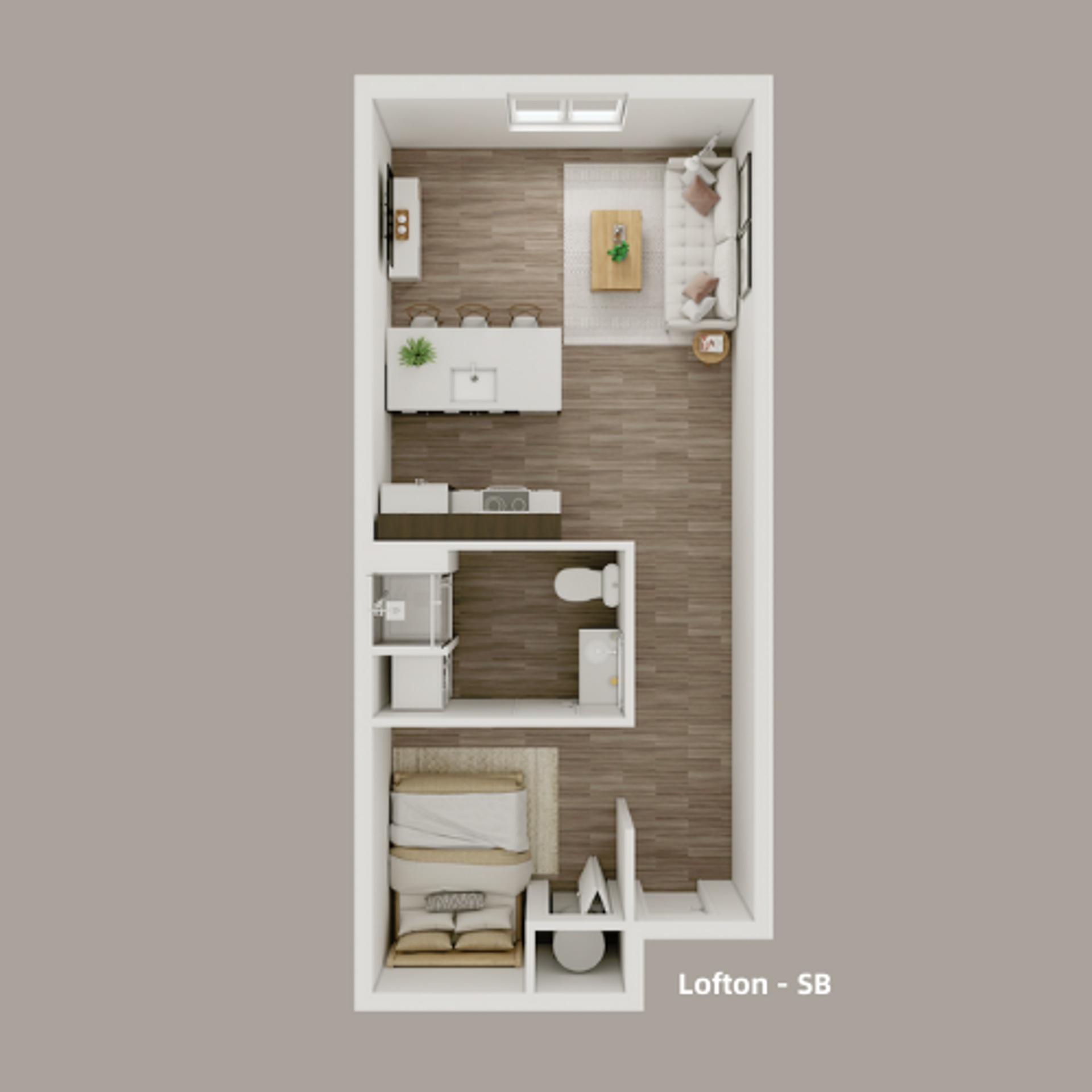 The Lofton – Studio, 1 bath, $1199