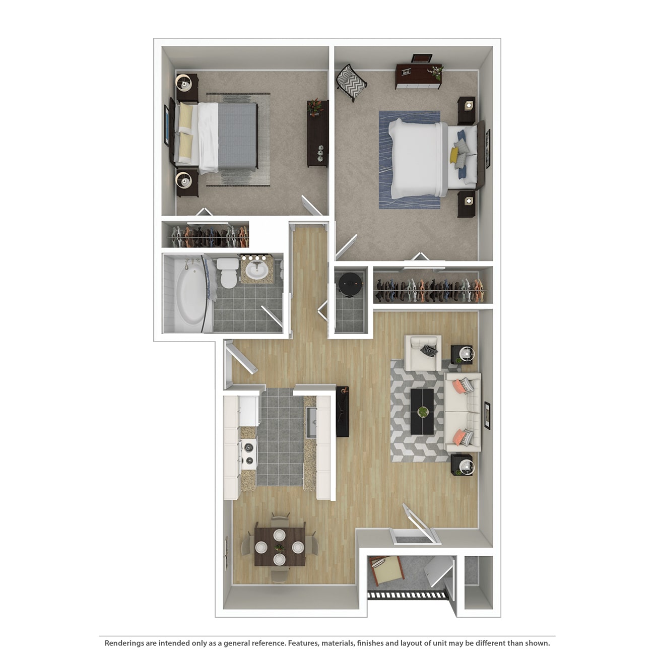 Laurel Park – 2 beds, 1 bath, $1399
