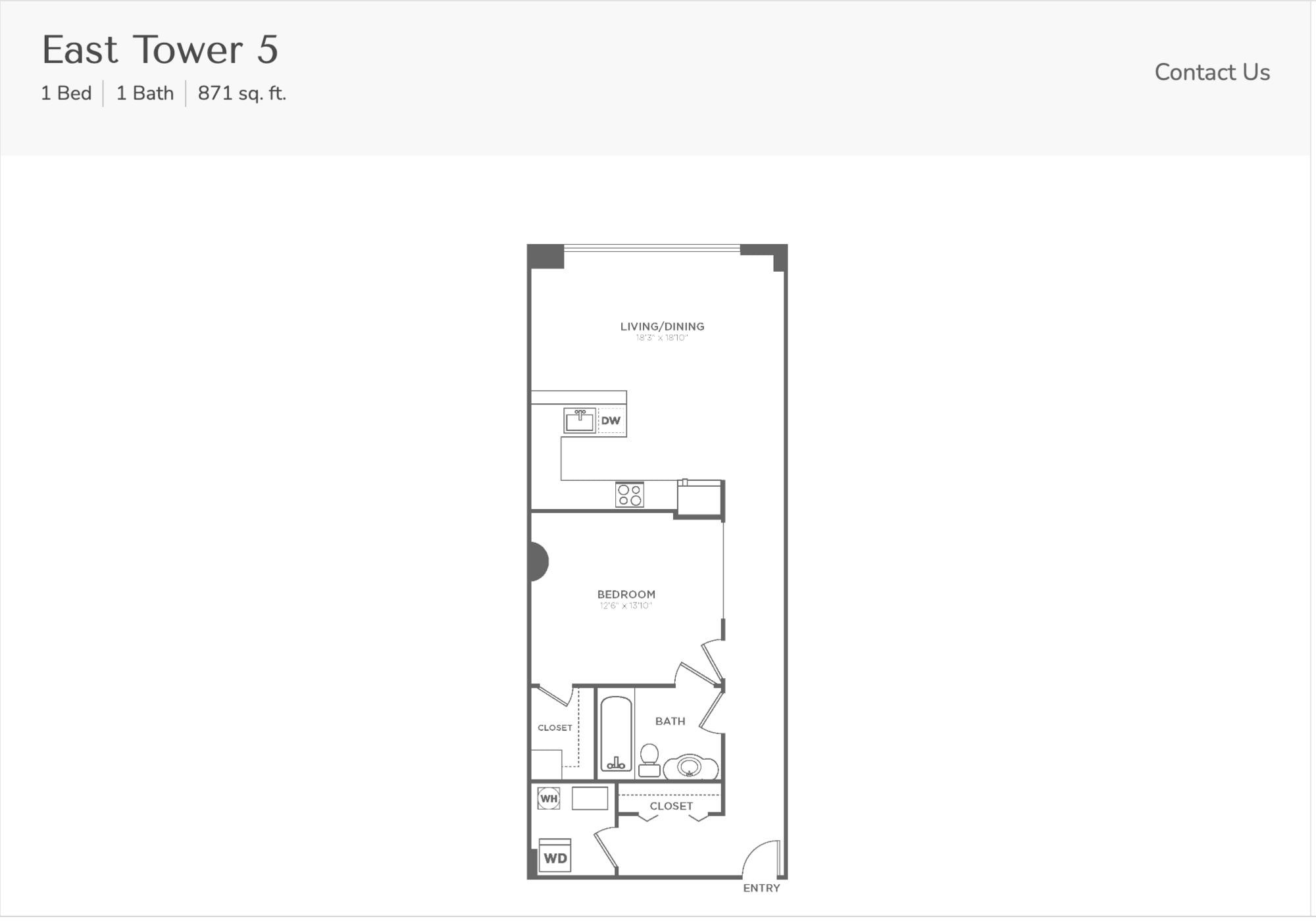 Residences at 1 Brown – 607