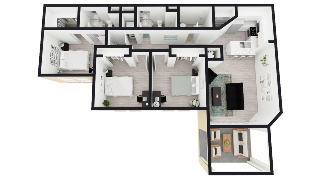 The Quarters Gainesville – Private - Priced By Bed