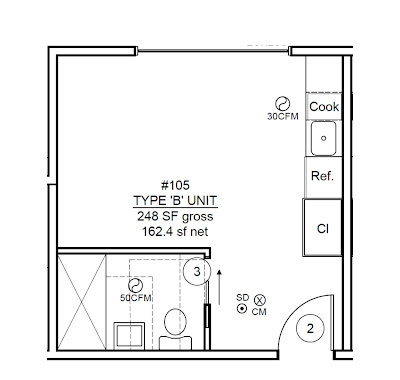 Jupiter Apartments – Studio - 248 sqft