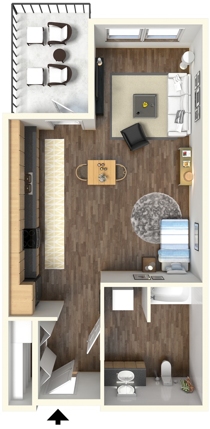 Fremont Mews – Studio