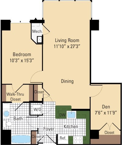 Parc Rosslyn Apartments – 1308