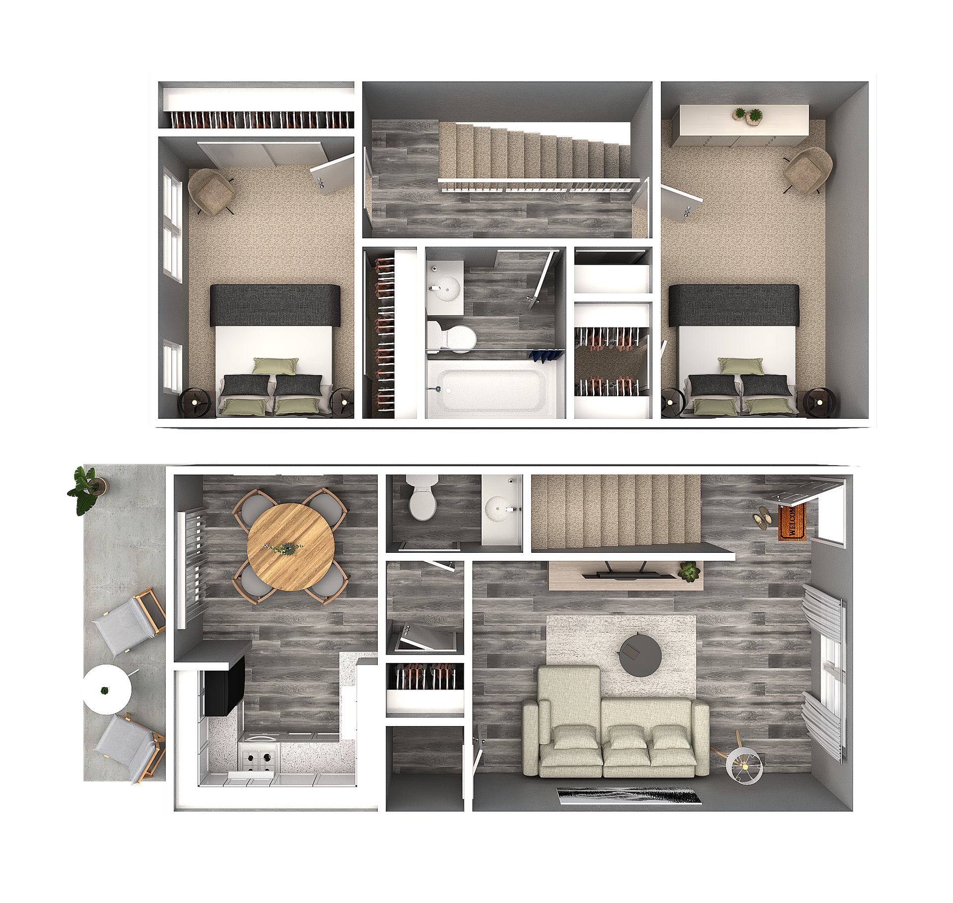Victoria Village – 2 beds, 1.5 baths, $1074