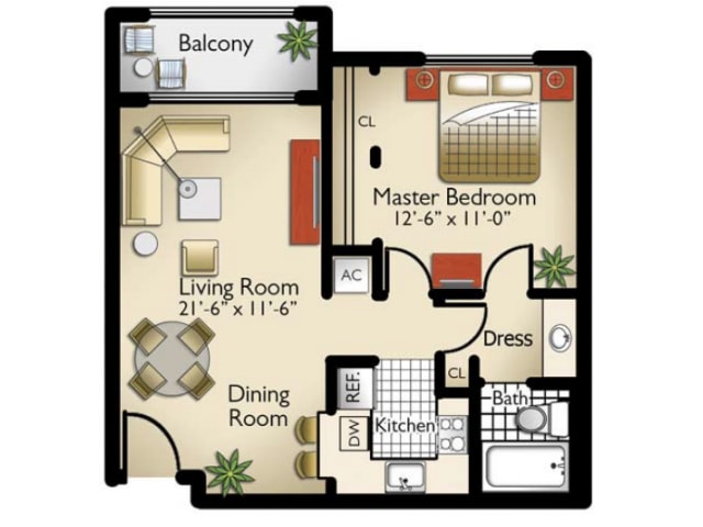 International Club Apartments – 105