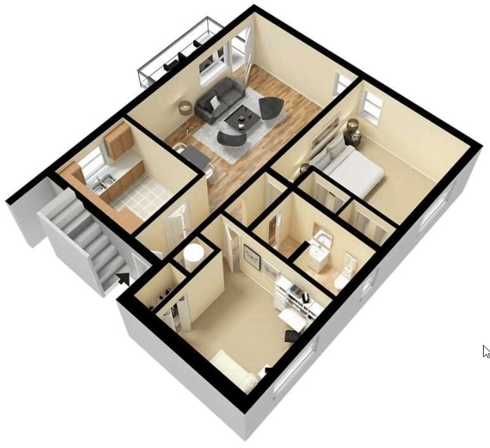 Wilshire Apartments – 7228-C