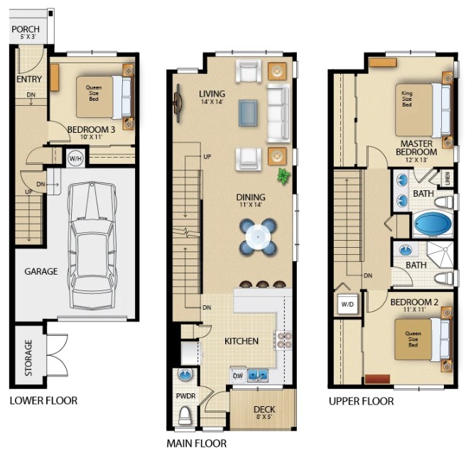 The Woodlands Townhome Apartments – K105