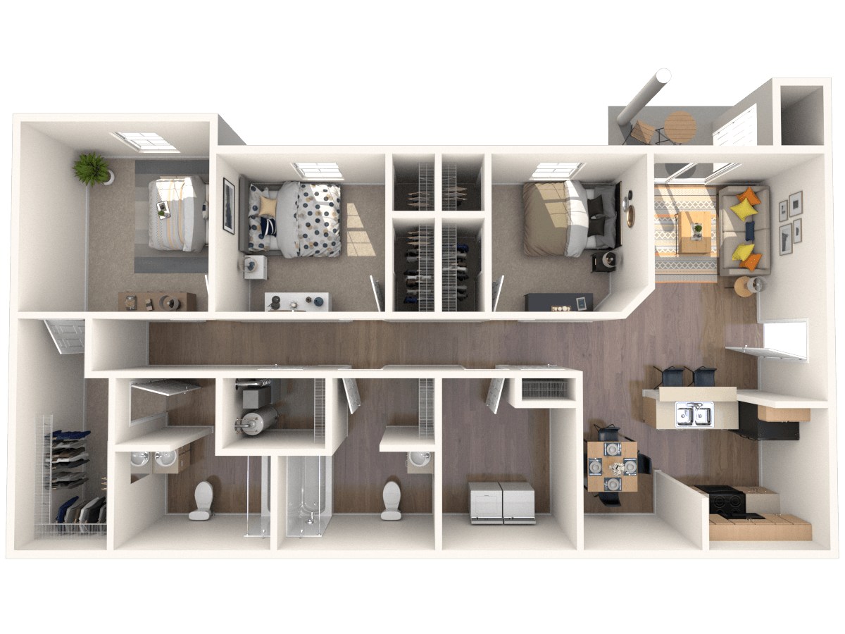 Flats at Riverview – 1304