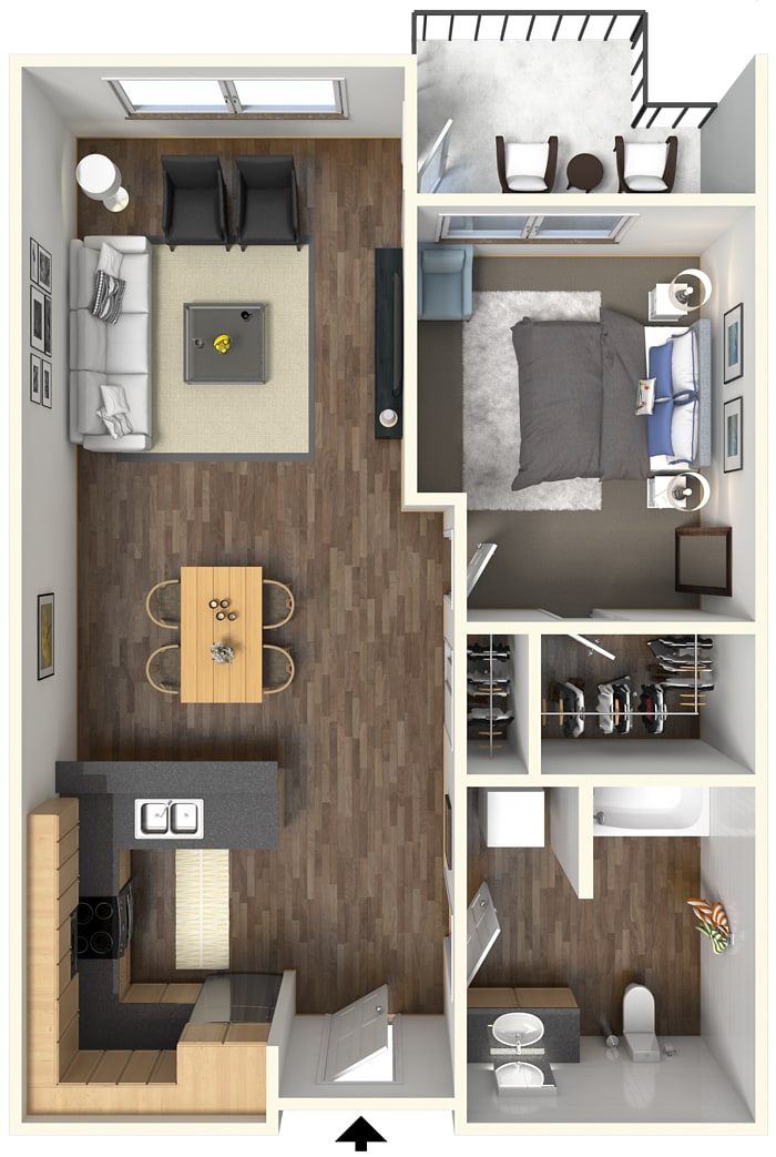 Fremont Mews – 1x1