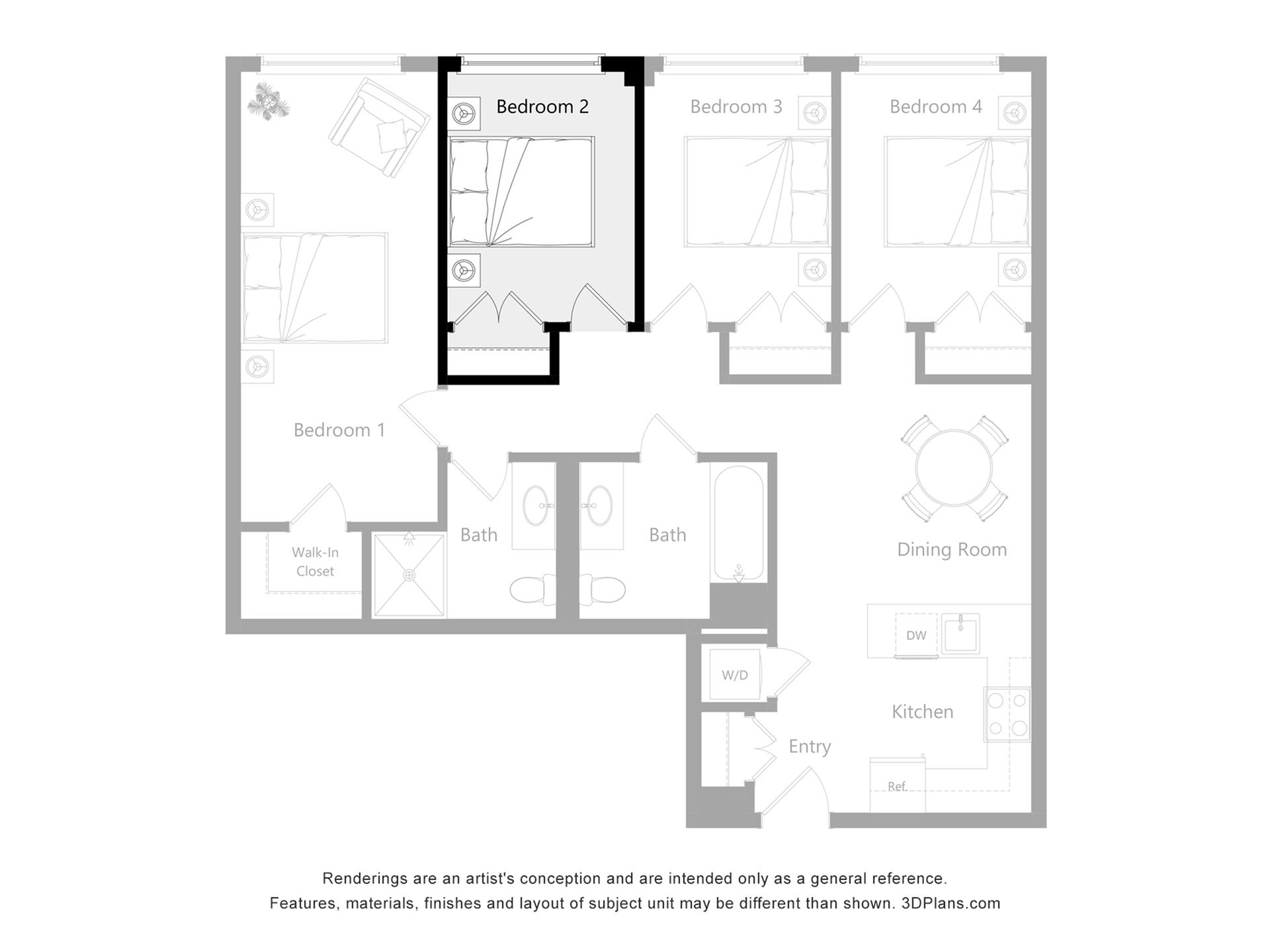 The Reserve – 4I (Private Room)-BR 2