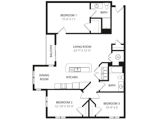 Bridges Apartment Homes – B201
