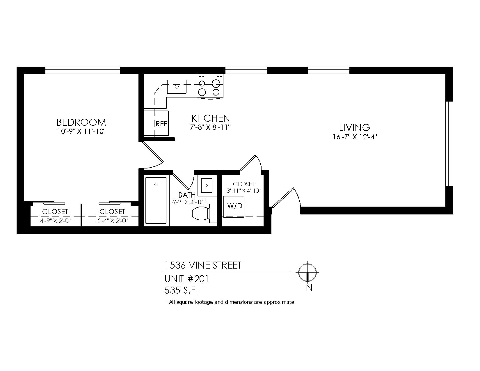 1536 Vine – 203