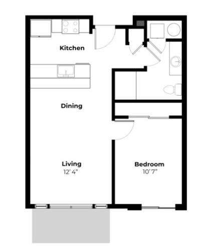 Grand Vista – 1 bed, 1 bath, $1686