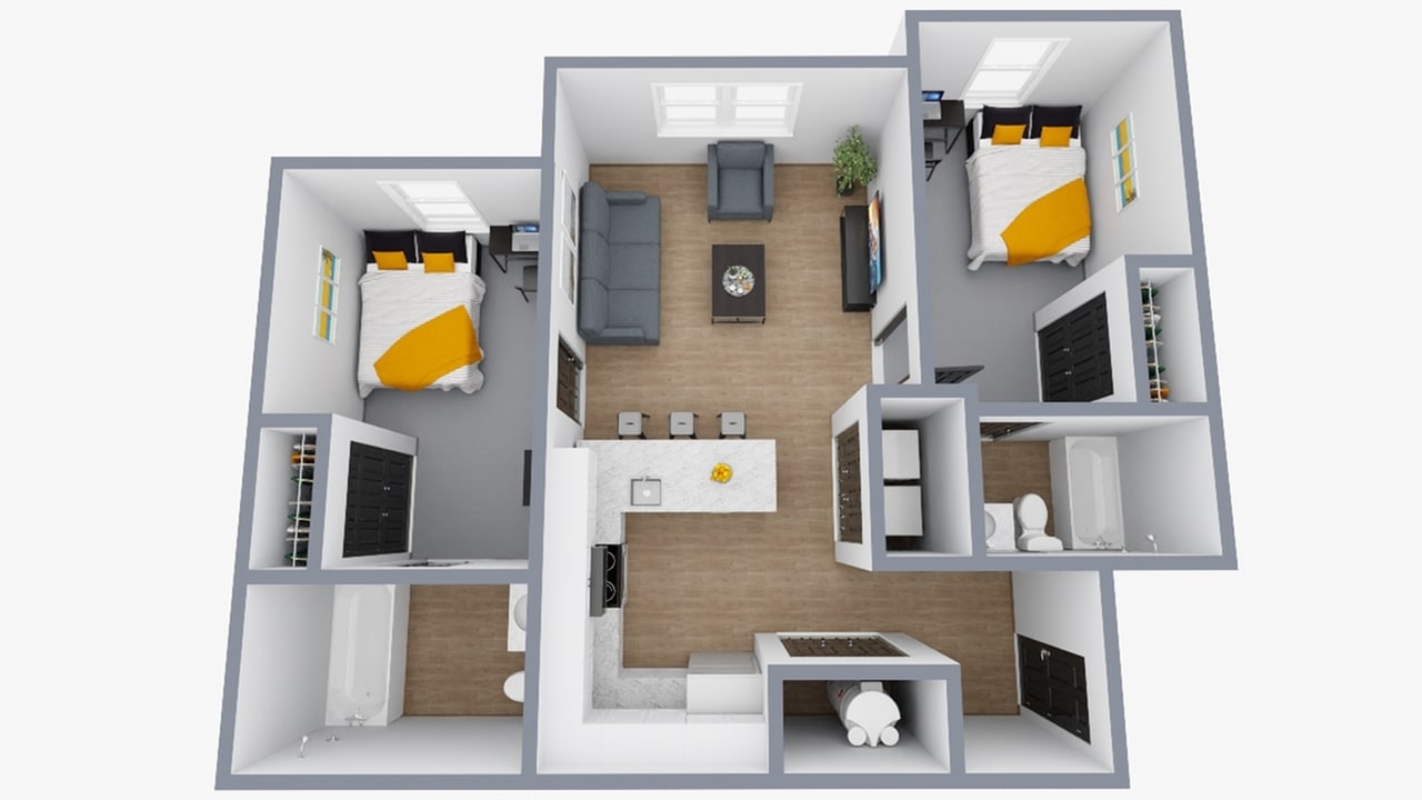 Altitude Wichita – Private - Priced By Bed