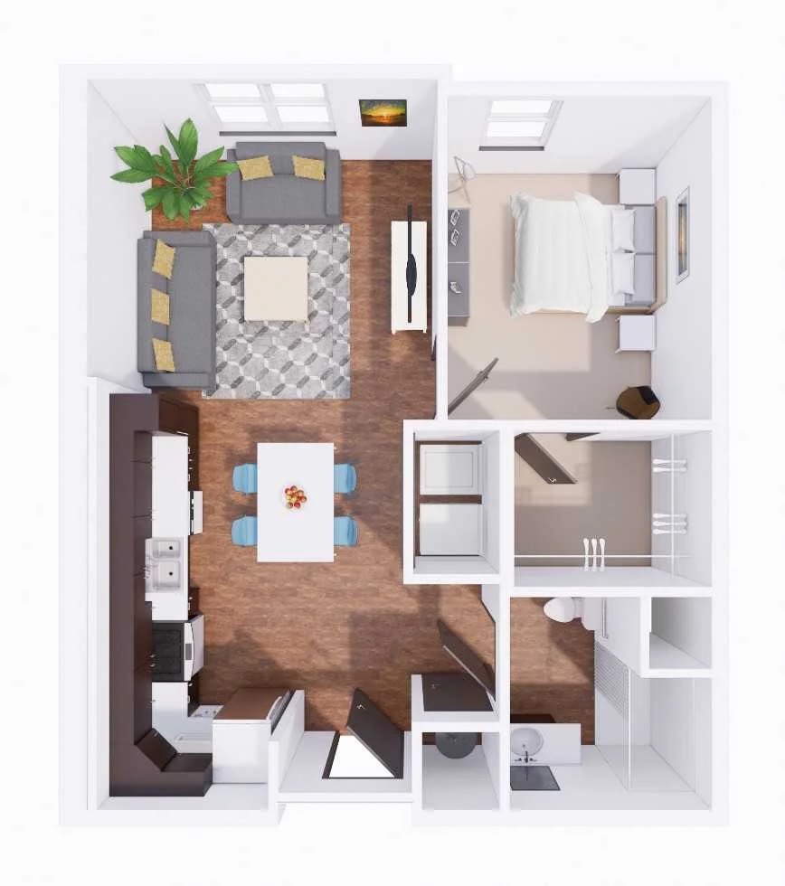 Union at Crescent – 1 Bed 1 Bath