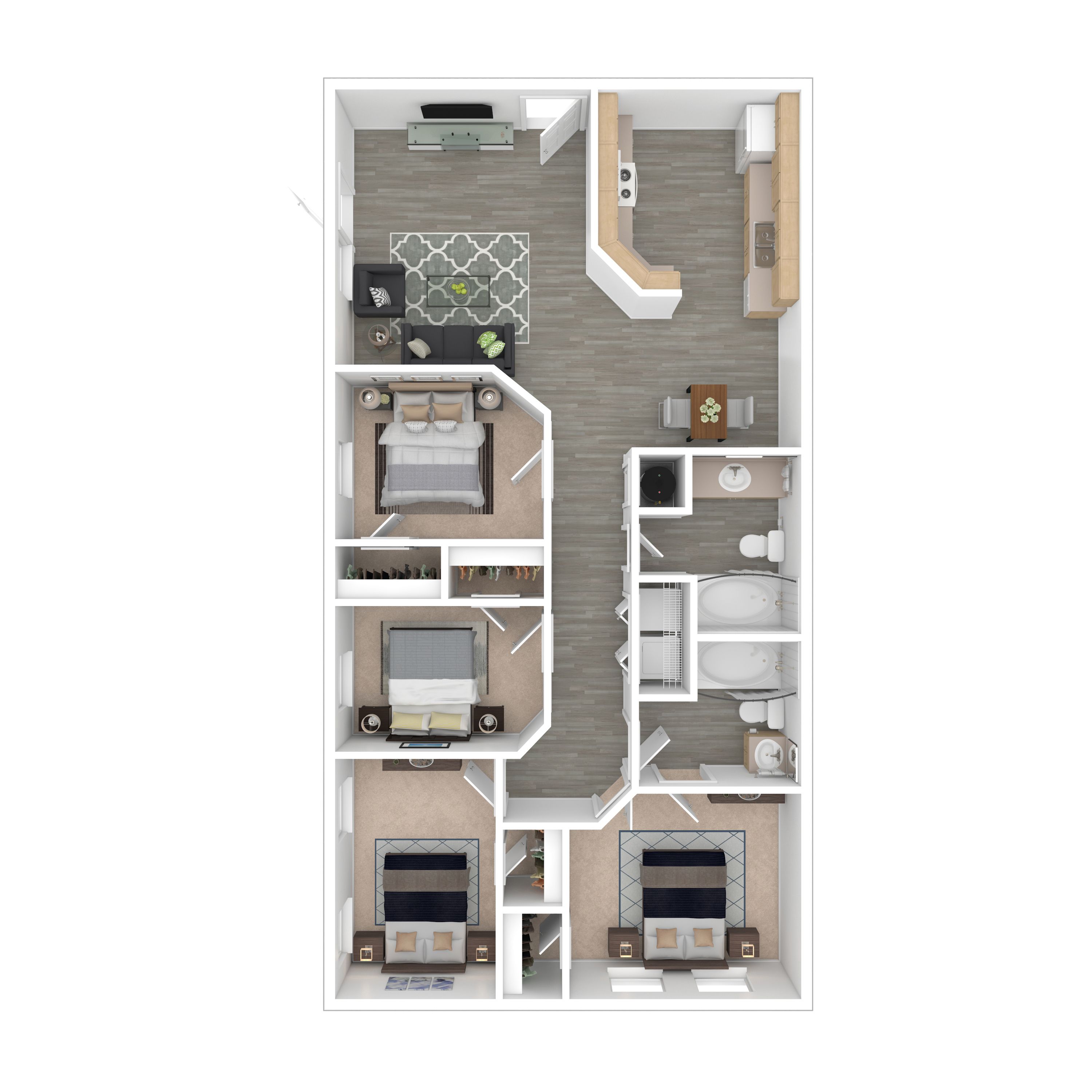 The Peaks of Knoxville – Affordable Four Bedroom Two Bath 60%