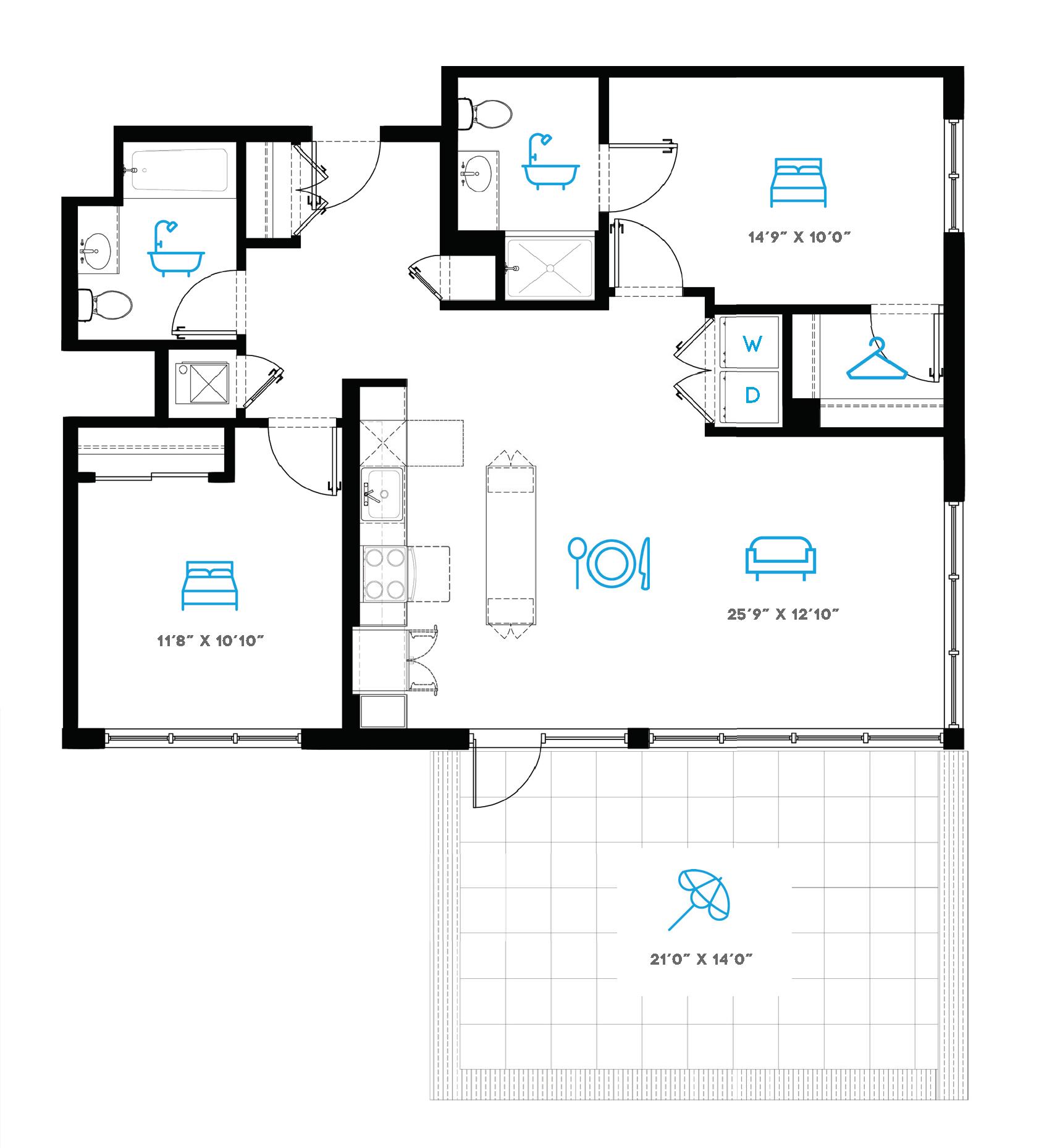 Luxe Logan Square – 201N
