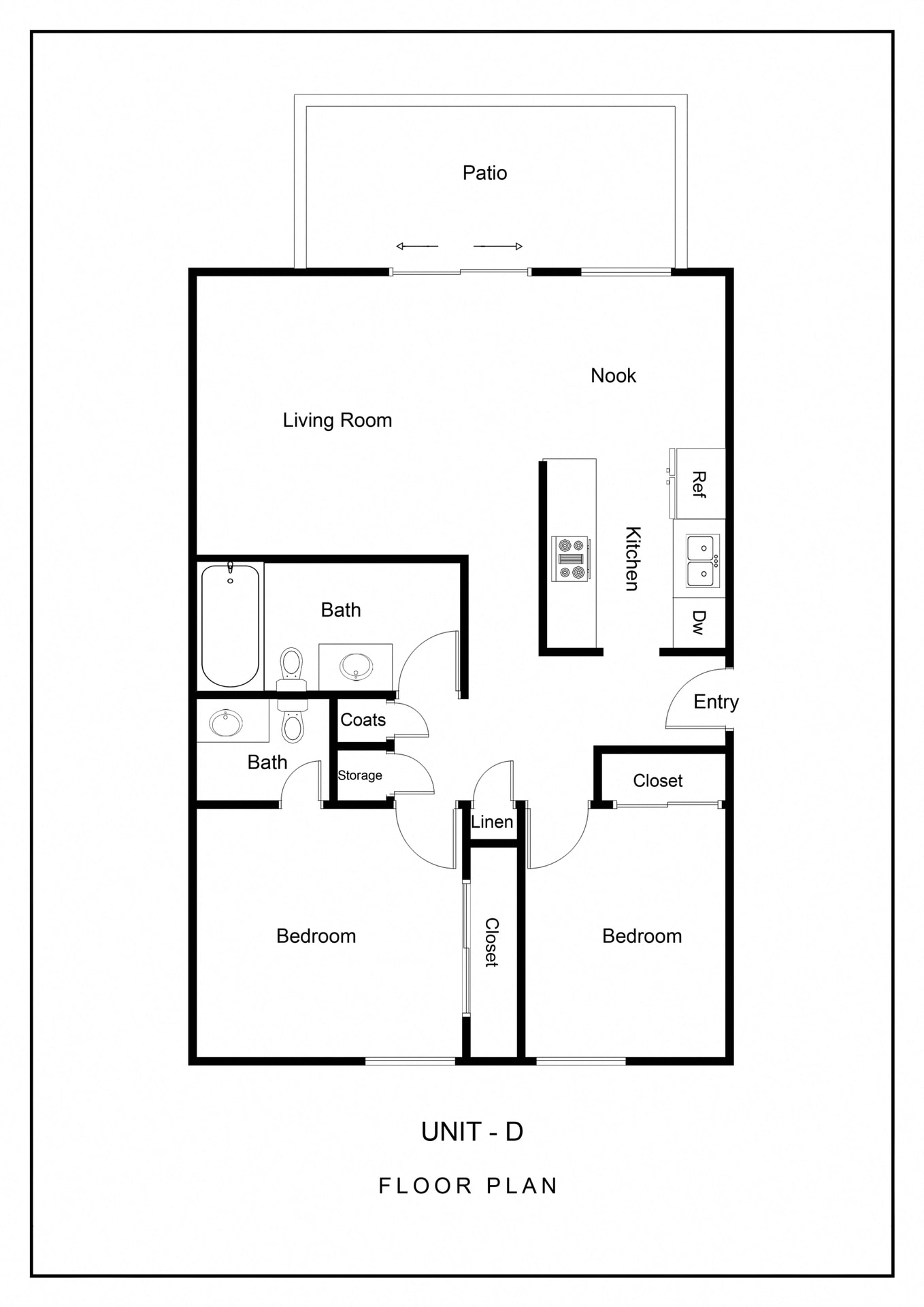 Clayton Crossing – 2 Bed 1.5 Bath (LIHTC 60%)