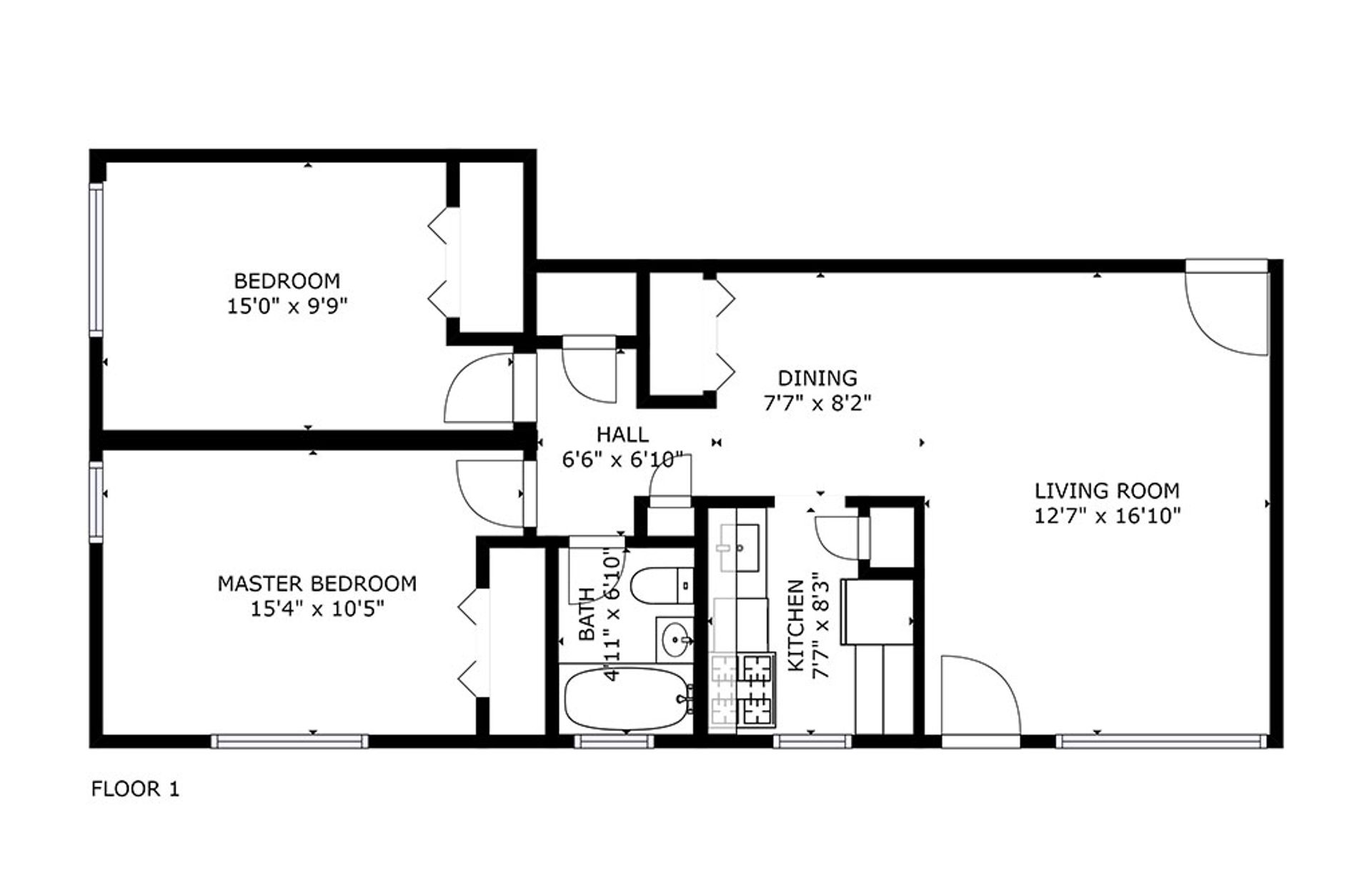 Marlow Heights Apartments – 2 beds, 1 bath, $1300