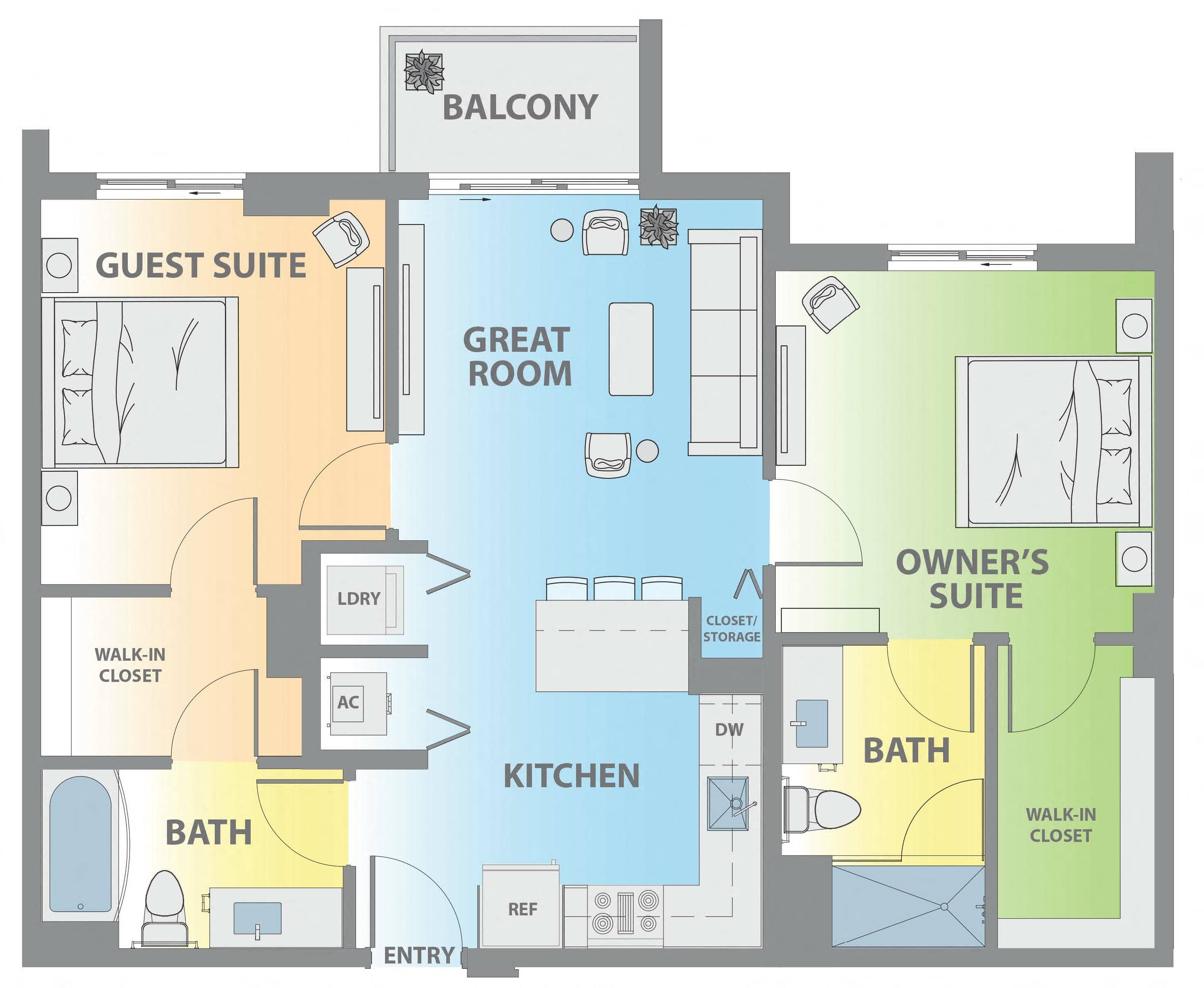 Pura Vida Hialeah Luxury Apartments – 1-209