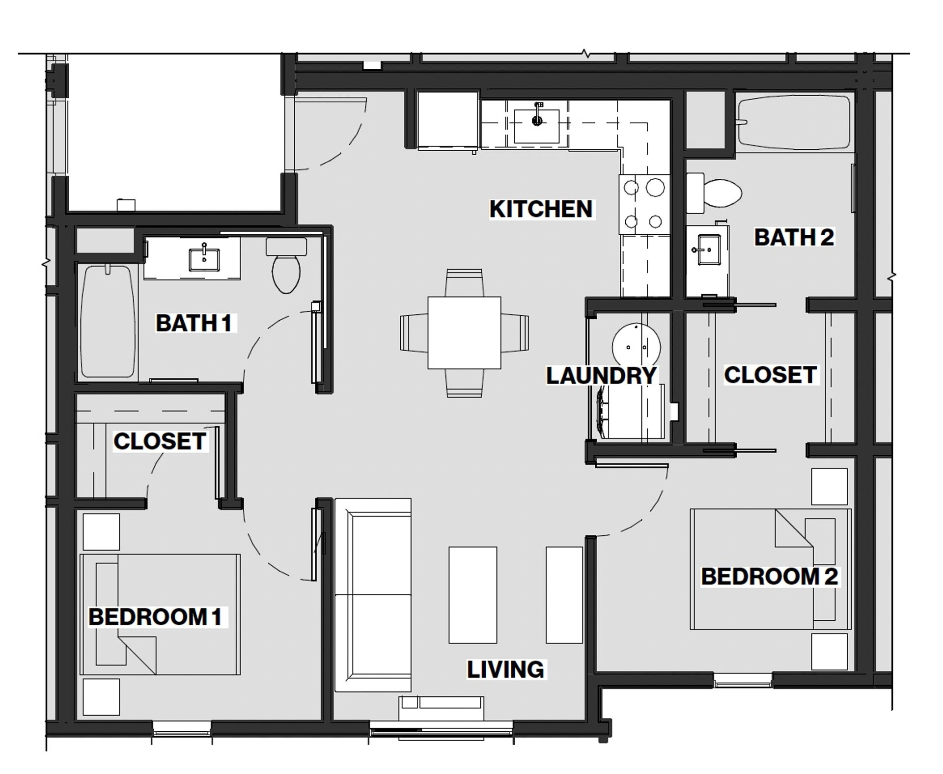 Flats on 4th Apartments – B-203