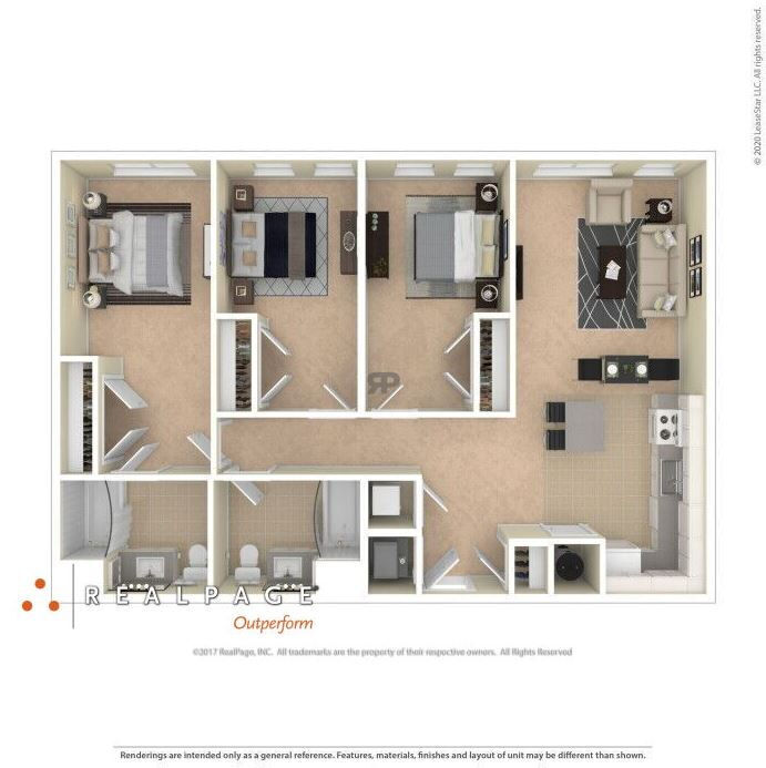 South Capitol Apartments – 3 beds, 2 baths, $1927