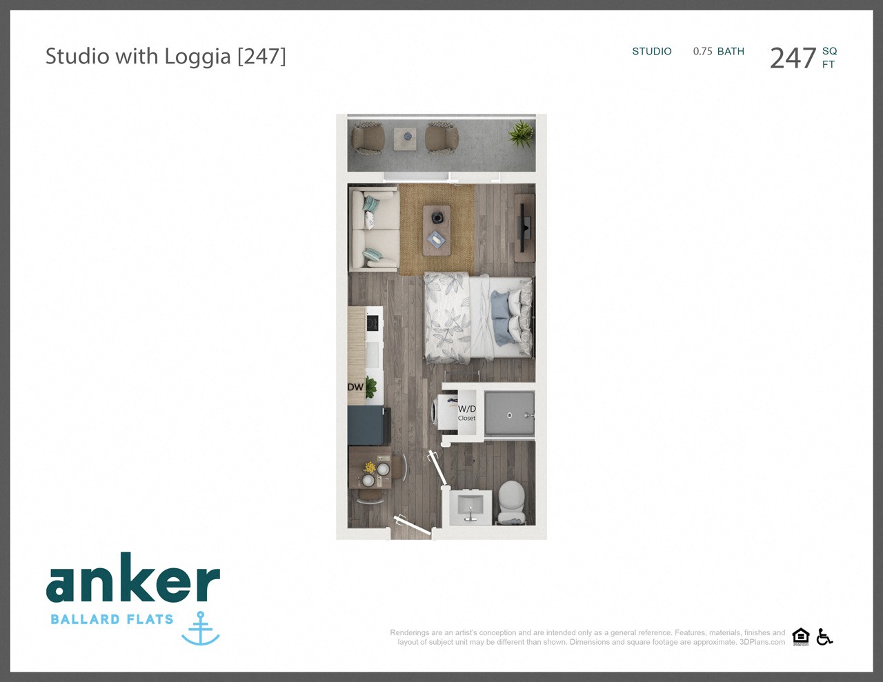 Anker Ballard Flats – 613