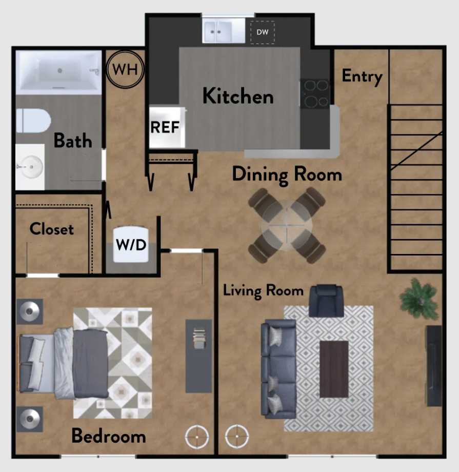 Beau West – 1 Bedroom 1 Bath Carriage House