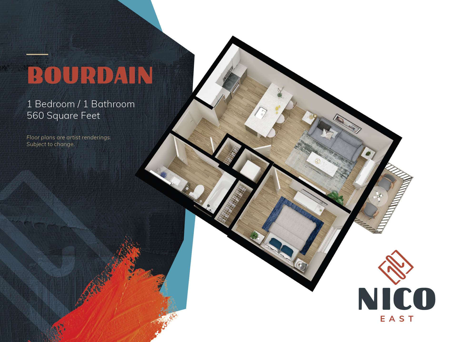 Nico East Apartments – E303