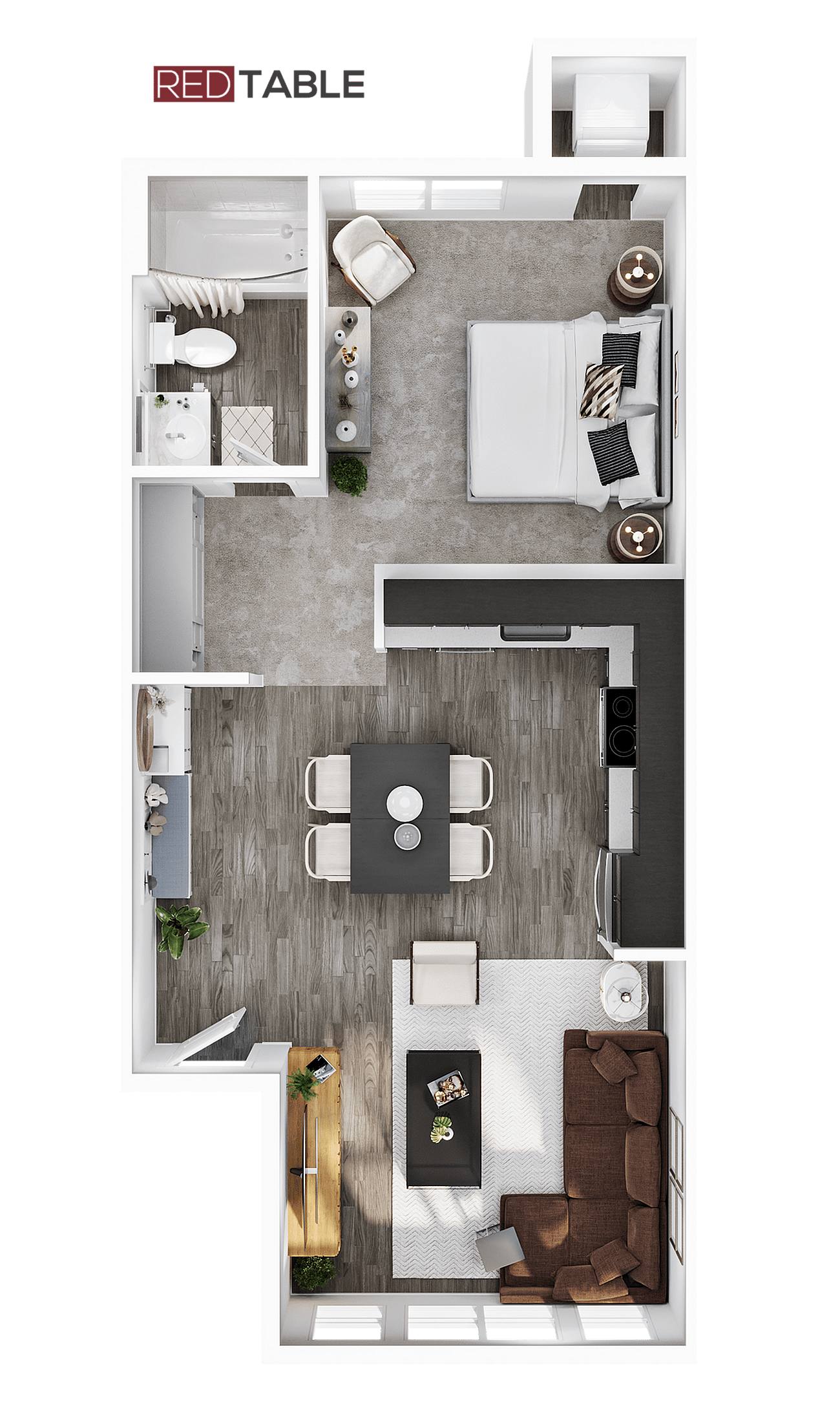 Red Table Apartments – C-207