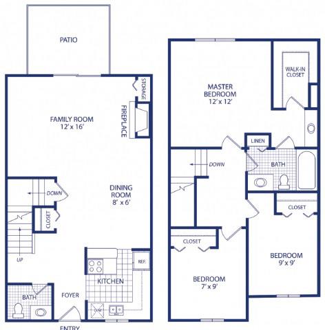 Westwind Townhomes – Three Bedroom