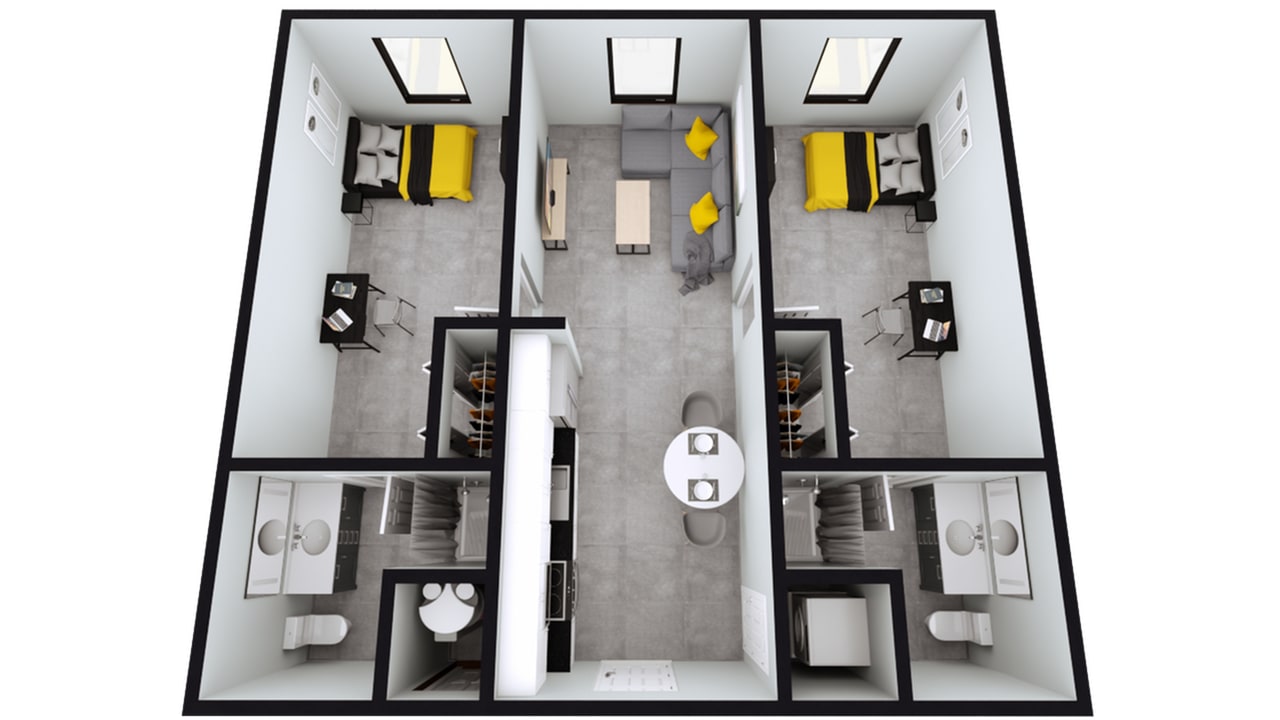 The Nest Iowa City – Private - Priced By Bed
