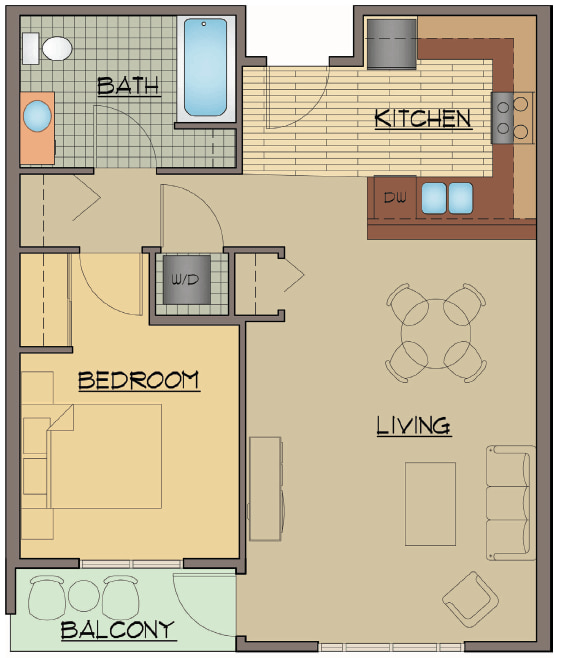 Echo Lake Apartments – 2-306