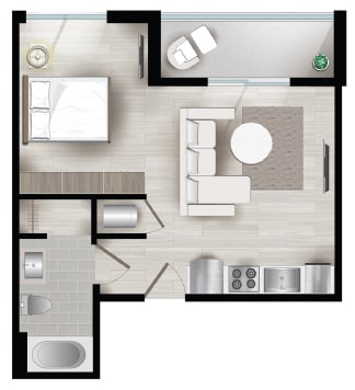 The Flats at City Place – 209