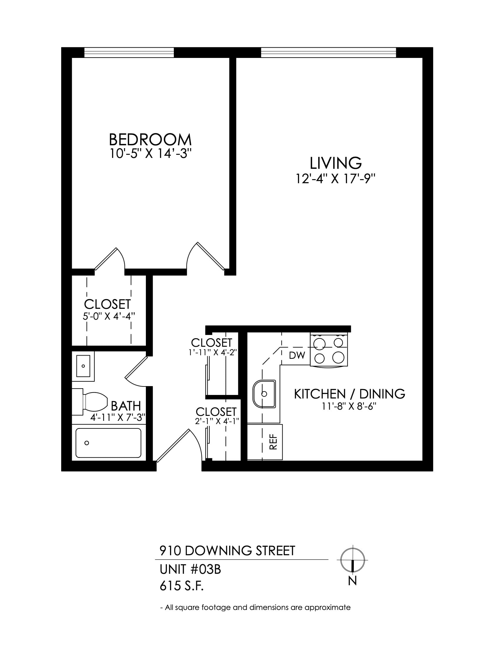 910 Downing – 01F