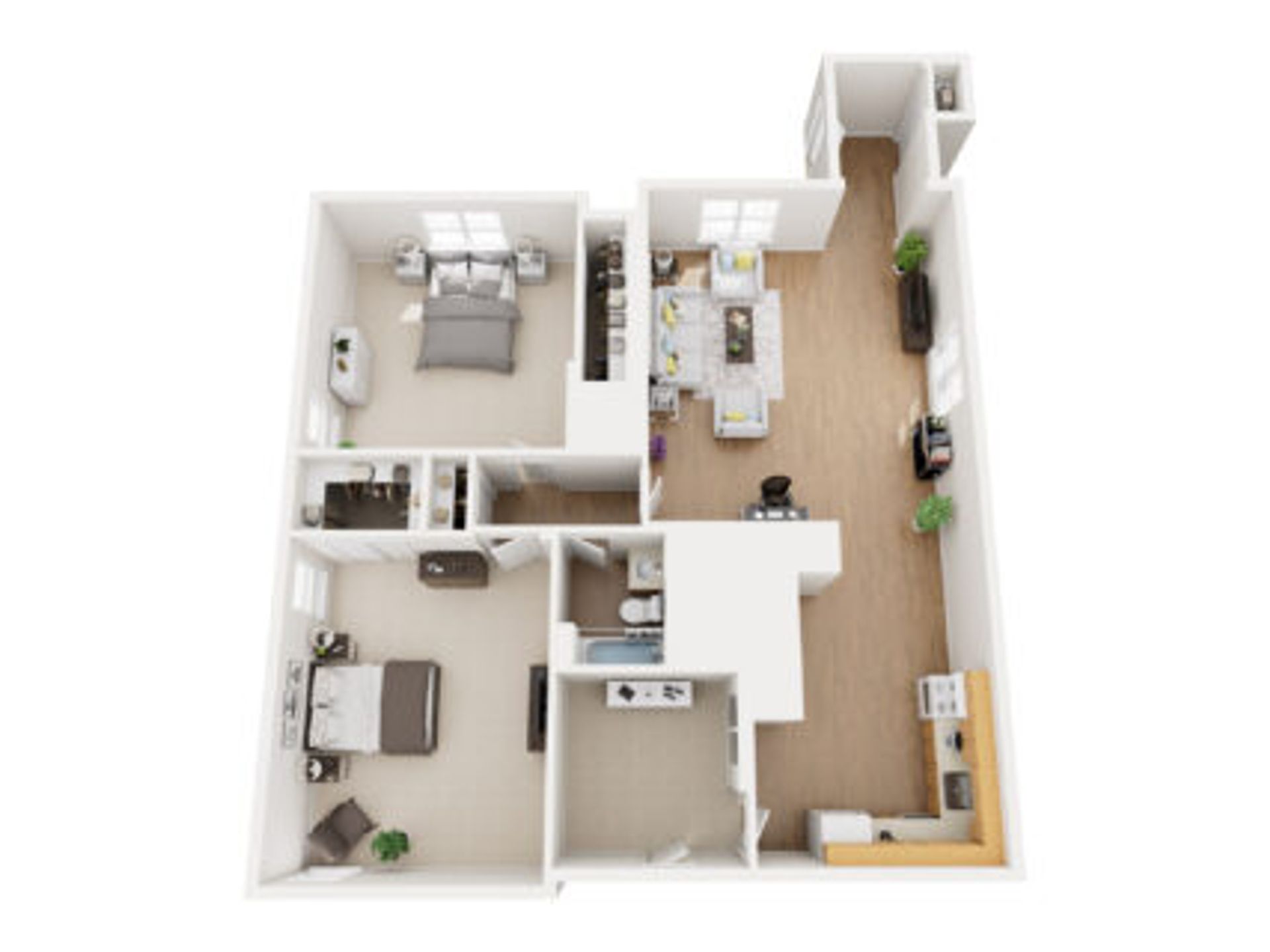 The Village at Hermitage – 2 beds, 1 bath, $1299