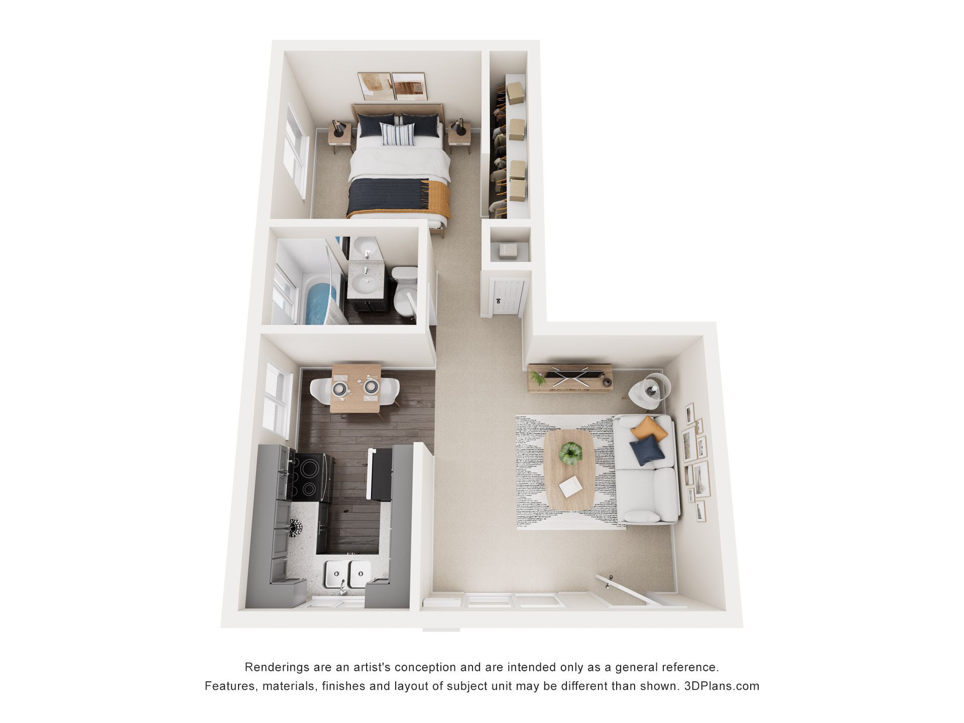 Camellia on Buck – 1 Bedroom 1 Bathroom