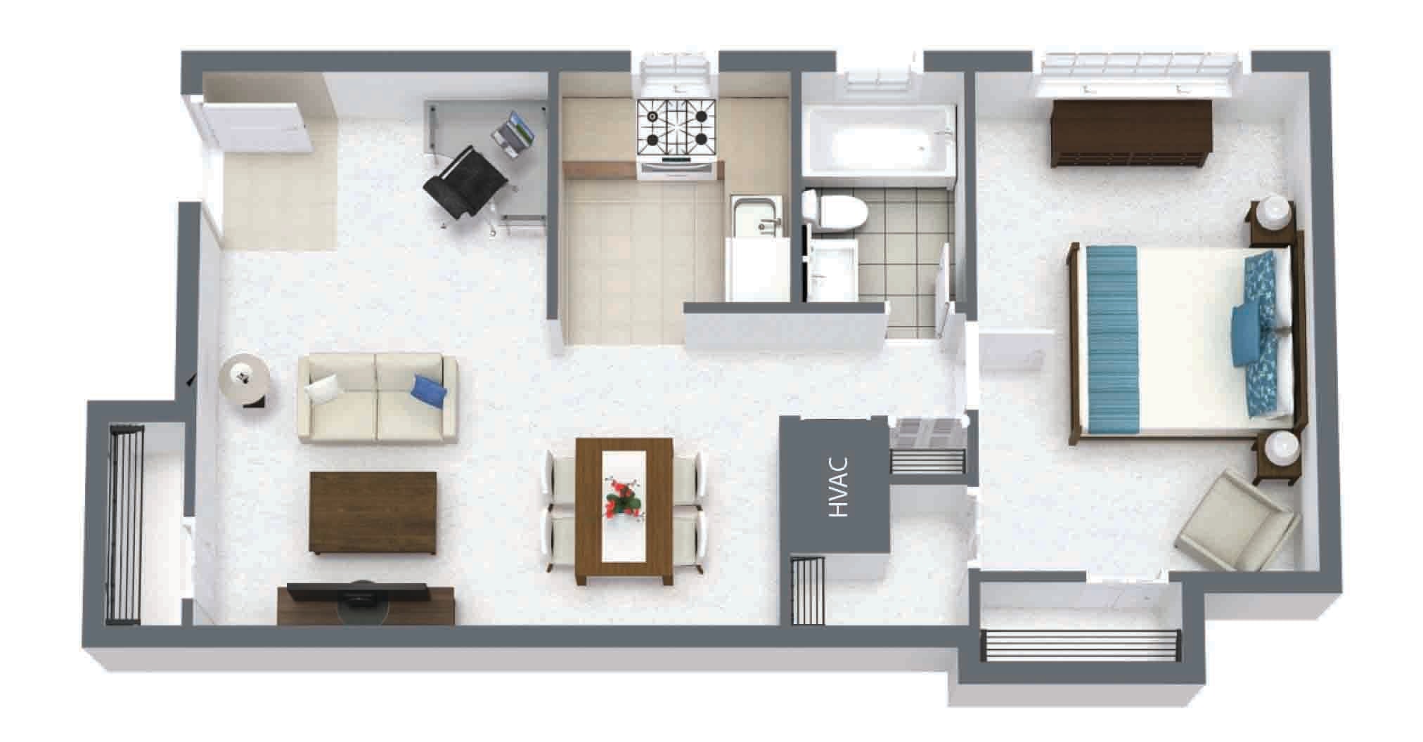 Barclay Square Apartments – 0B11